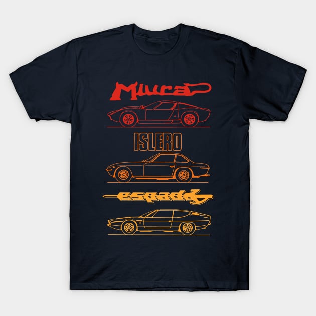 supercar heritage T-Shirt by retroracing